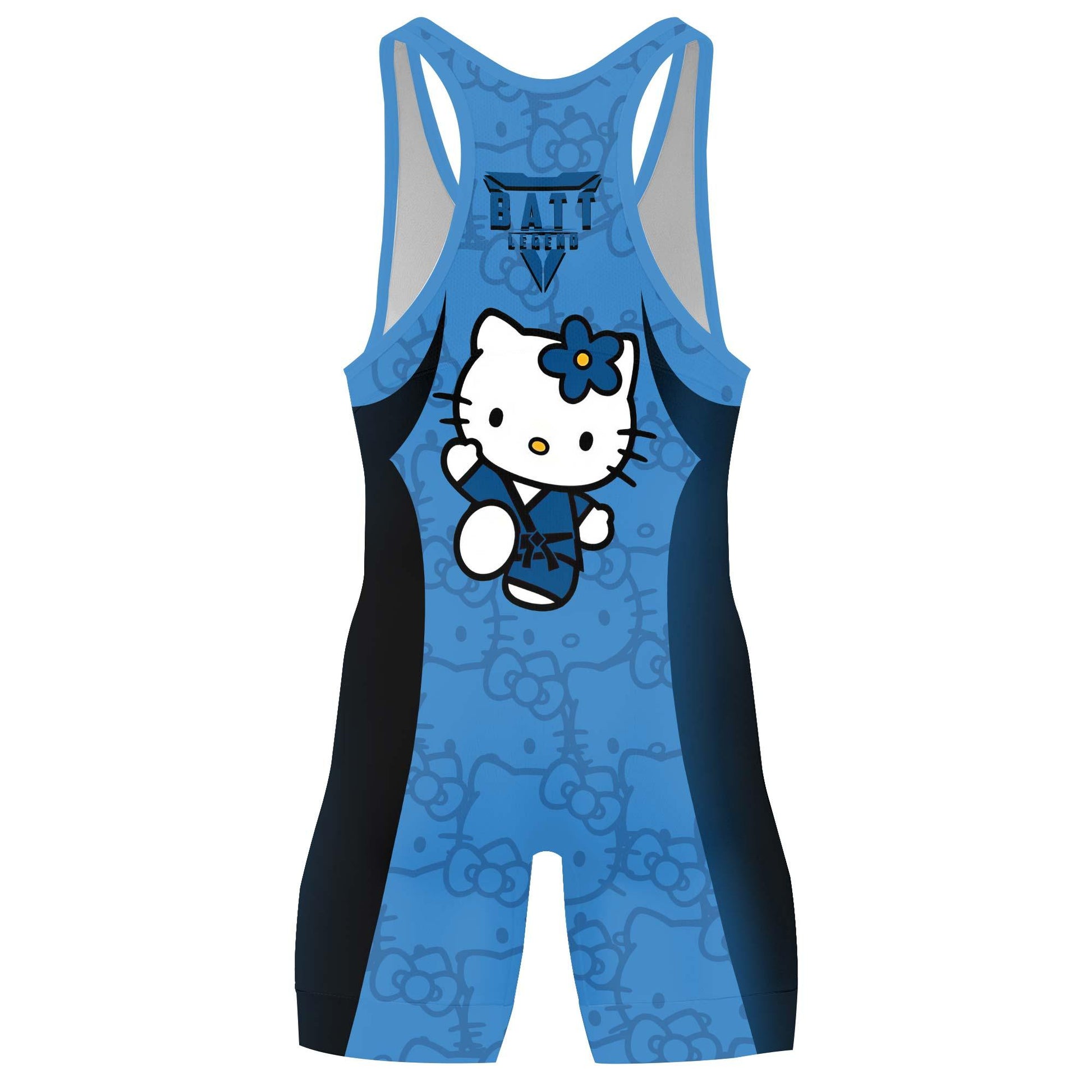 Hello Kitty Jiu Jitsu Blue Wrestling Singlet