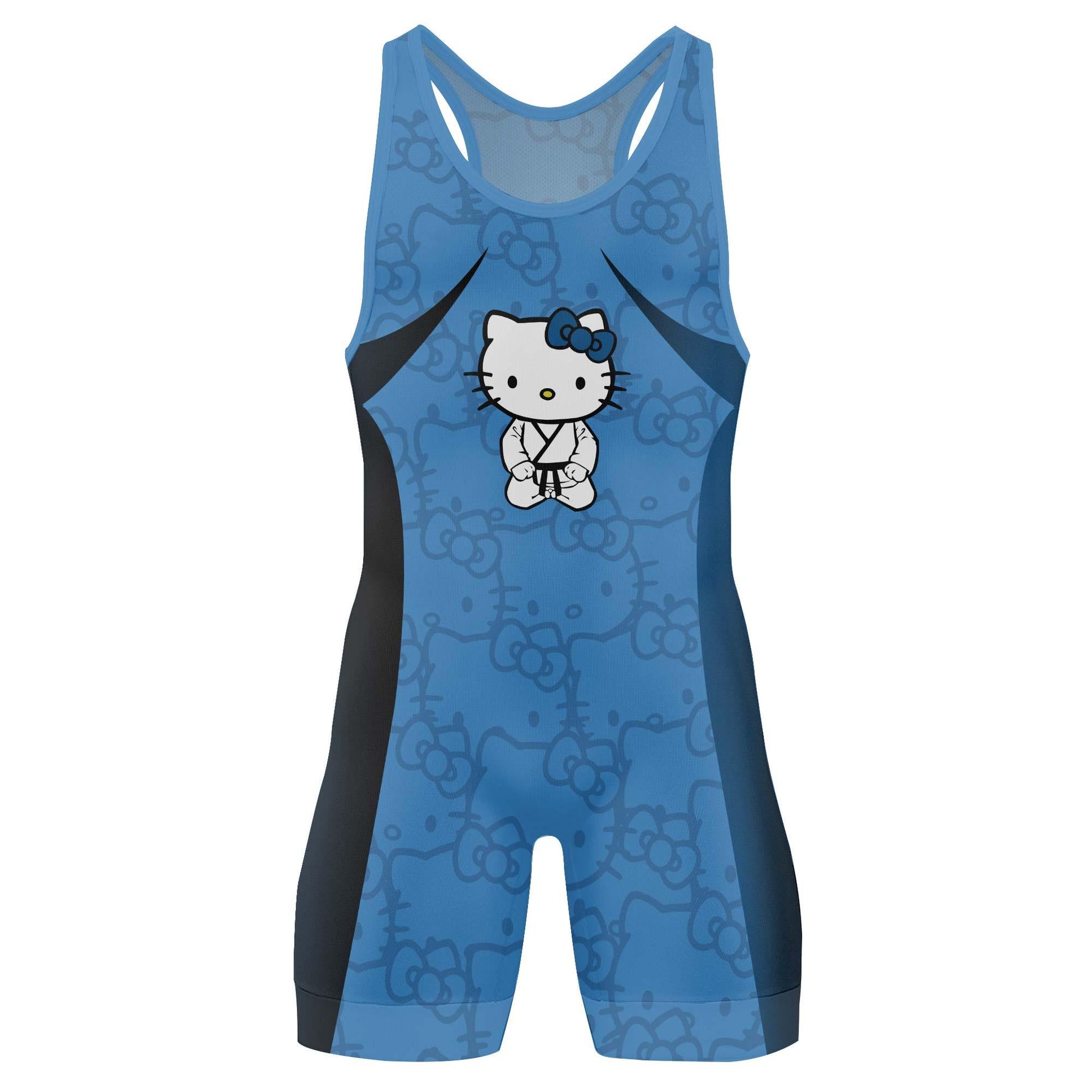 Hello Kitty Jiu Jitsu Blue Wrestling Singlet