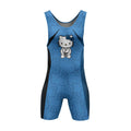 Hello Kitty Jiu Jitsu Blue Wrestling Singlet