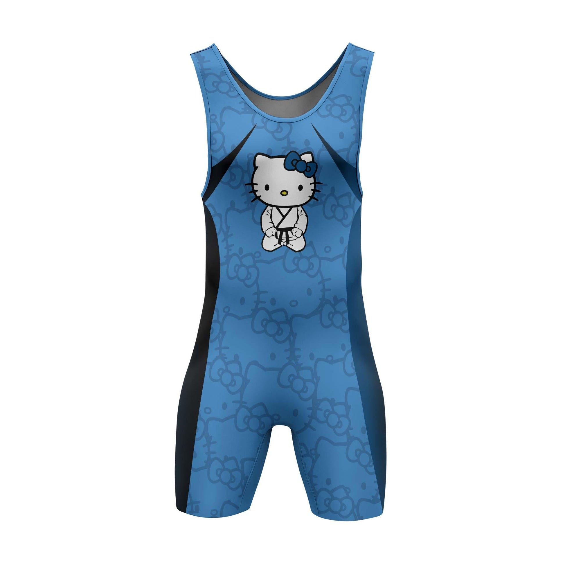 Hello Kitty Jiu Jitsu Blue Wrestling Singlet