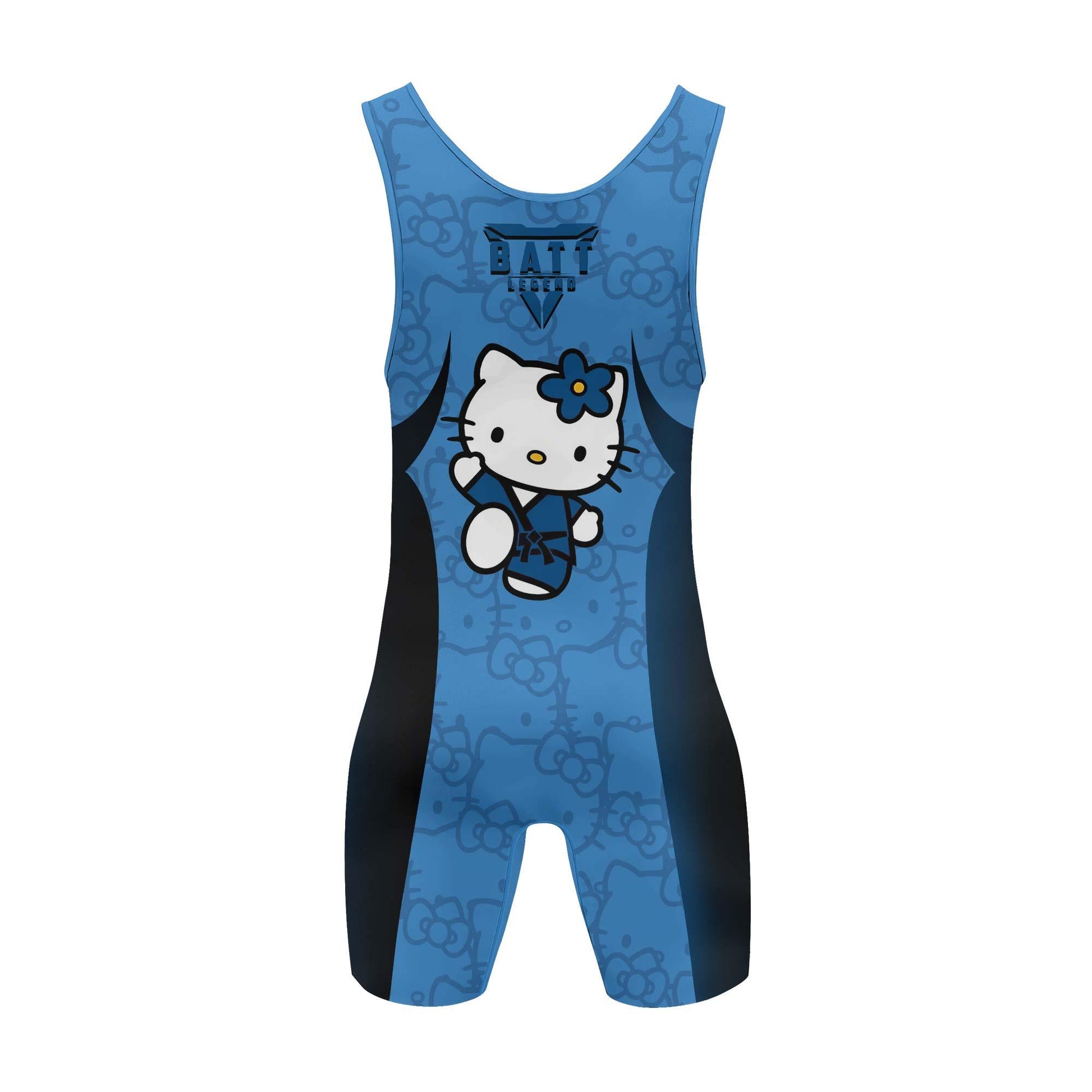 Hello Kitty Jiu Jitsu Blue Wrestling Singlet
