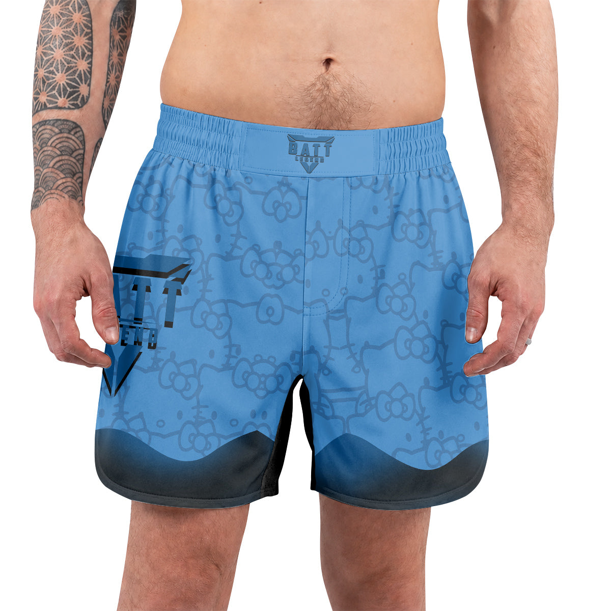 Hello Kitty Jiu Jitsu Blue Grappling Shorts