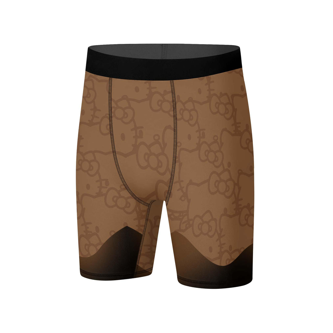 Hello Kitty Jiu Jitsu Brown Compression Shorts