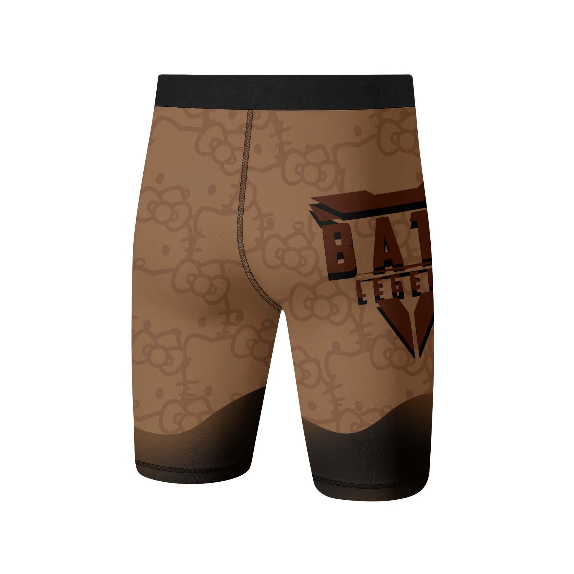 Hello Kitty Jiu Jitsu Brown Compression Shorts