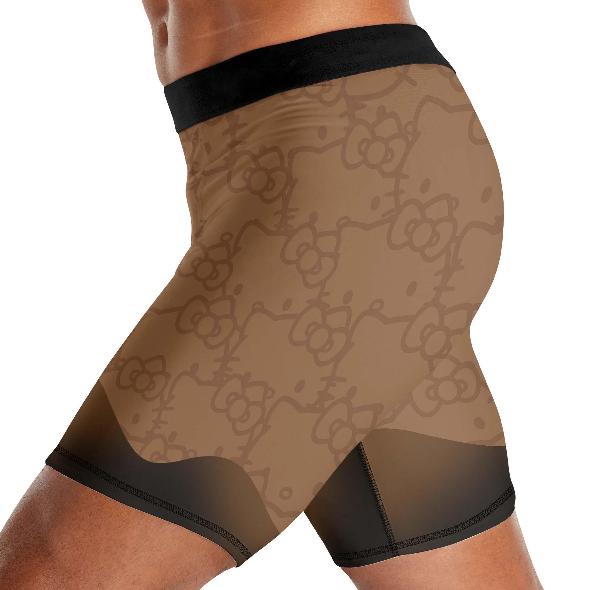 Hello Kitty Jiu Jitsu Brown Compression Shorts