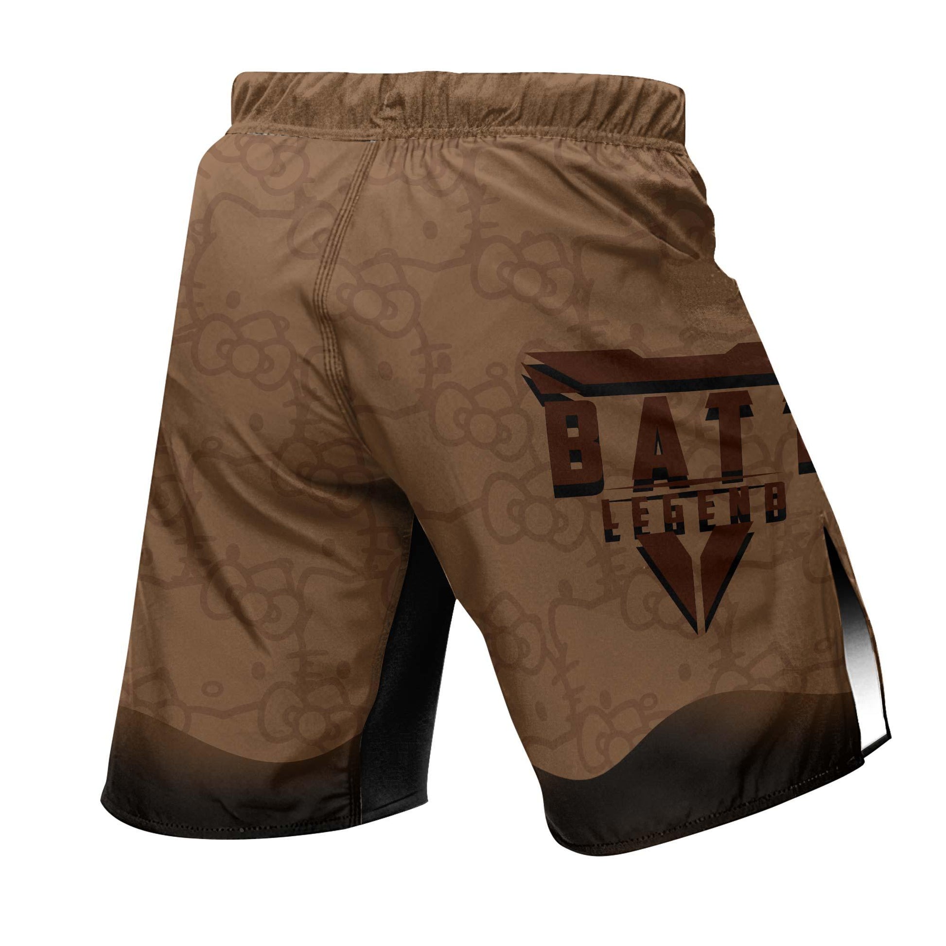 Hello Kitty Jiu Jitsu Brown Fight Shorts