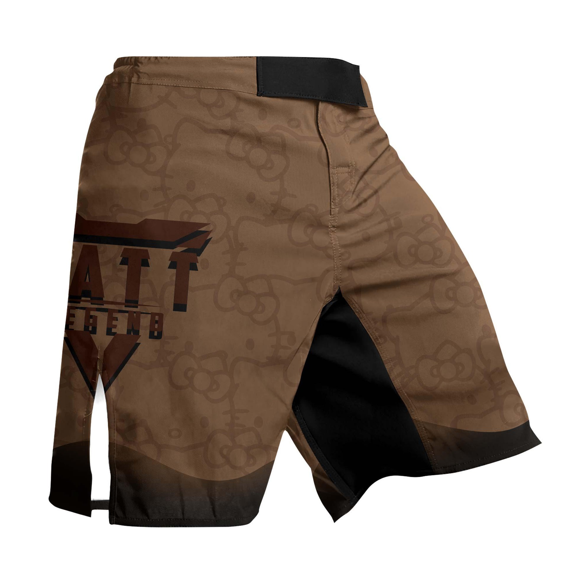Hello Kitty Jiu Jitsu Brown Fight Shorts