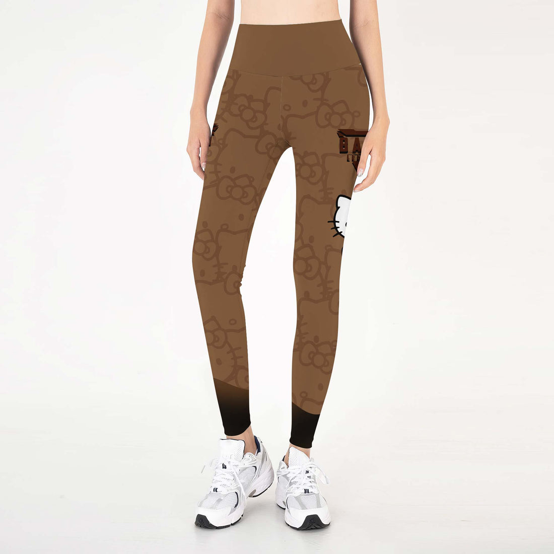 Hello Kitty Jiu Jitsu Brown Leggings