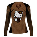 Hello Kitty Jiu Jitsu Brown Rash Guard