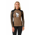 Hello Kitty Jiu Jitsu Brown Rash Guard