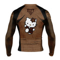 Hello Kitty Jiu Jitsu Brown Rash Guard