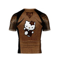 Hello Kitty Jiu Jitsu Brown Rash Guard