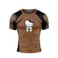 Hello Kitty Jiu Jitsu Brown Rash Guard