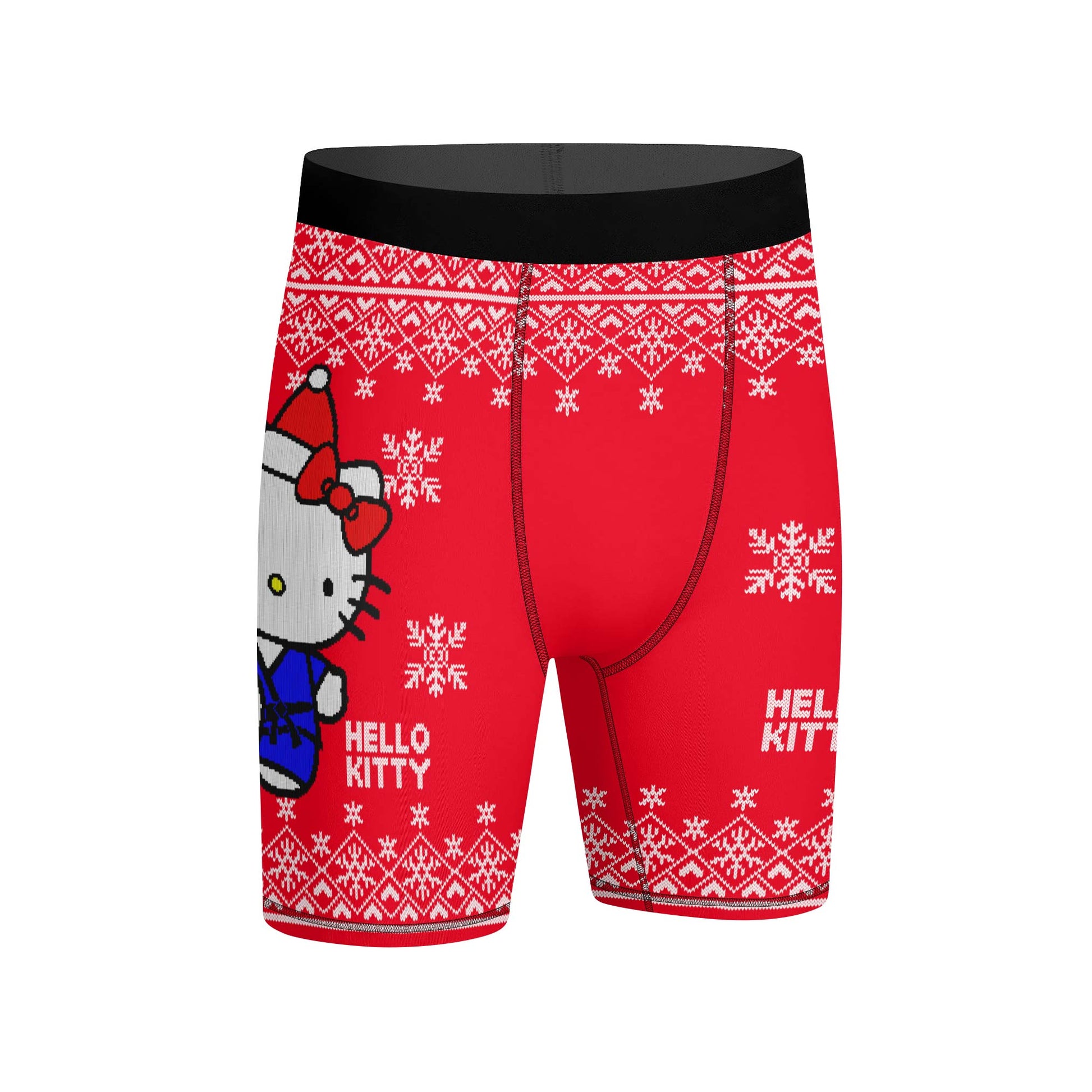 Hello Kitty Jiu Jitsu Christmas Compression Shorts