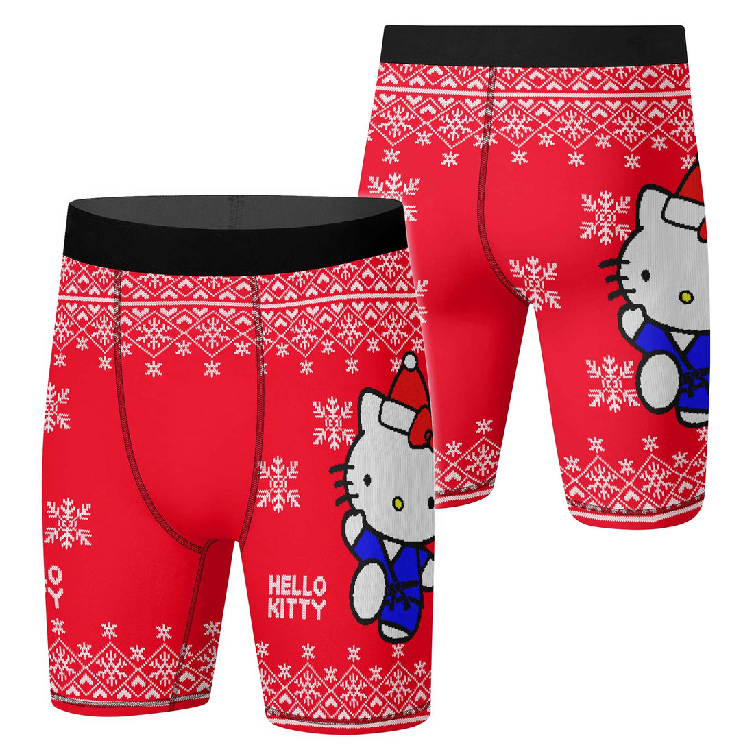 Hello Kitty Jiu Jitsu Christmas Compression Shorts