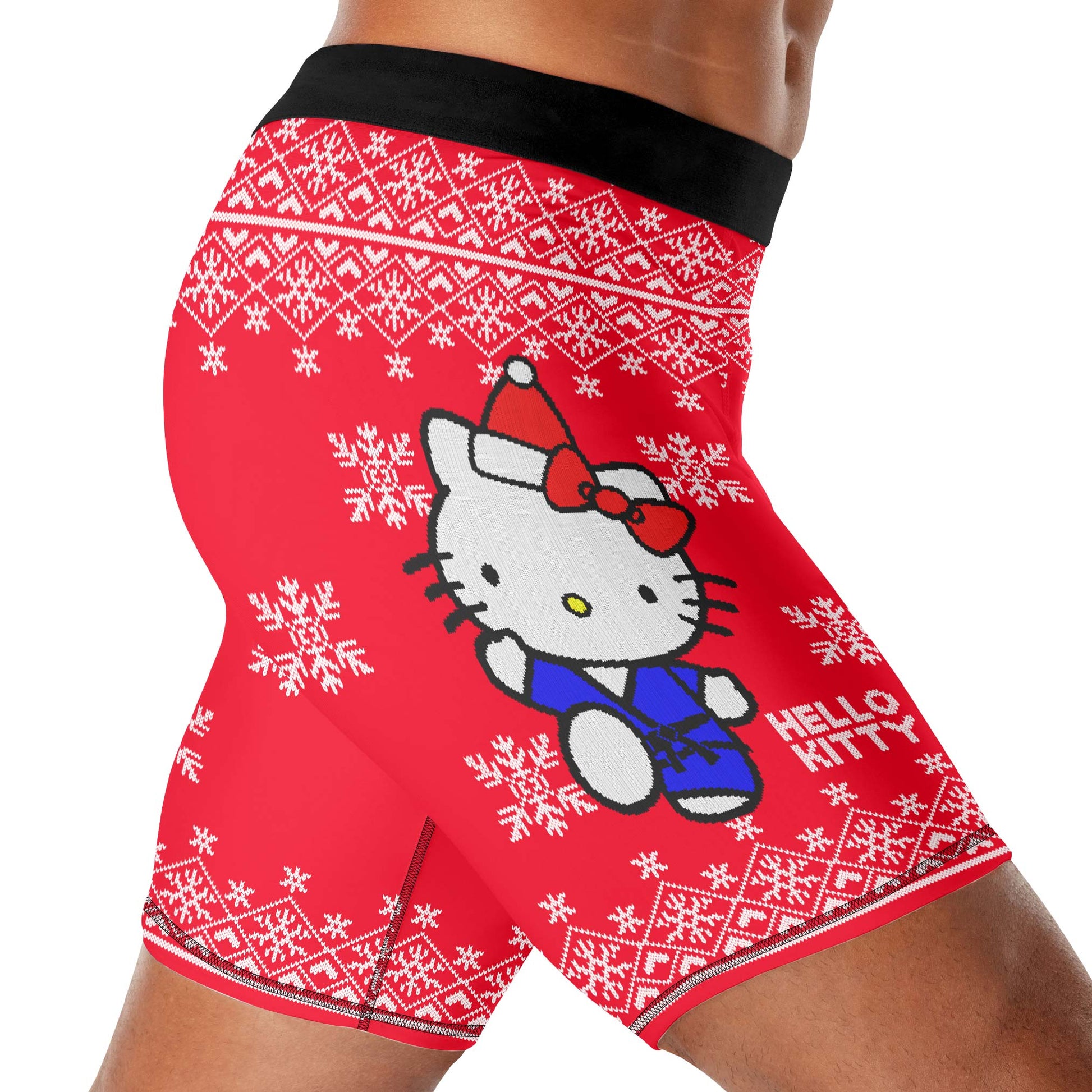 Hello Kitty Jiu Jitsu Christmas Compression Shorts
