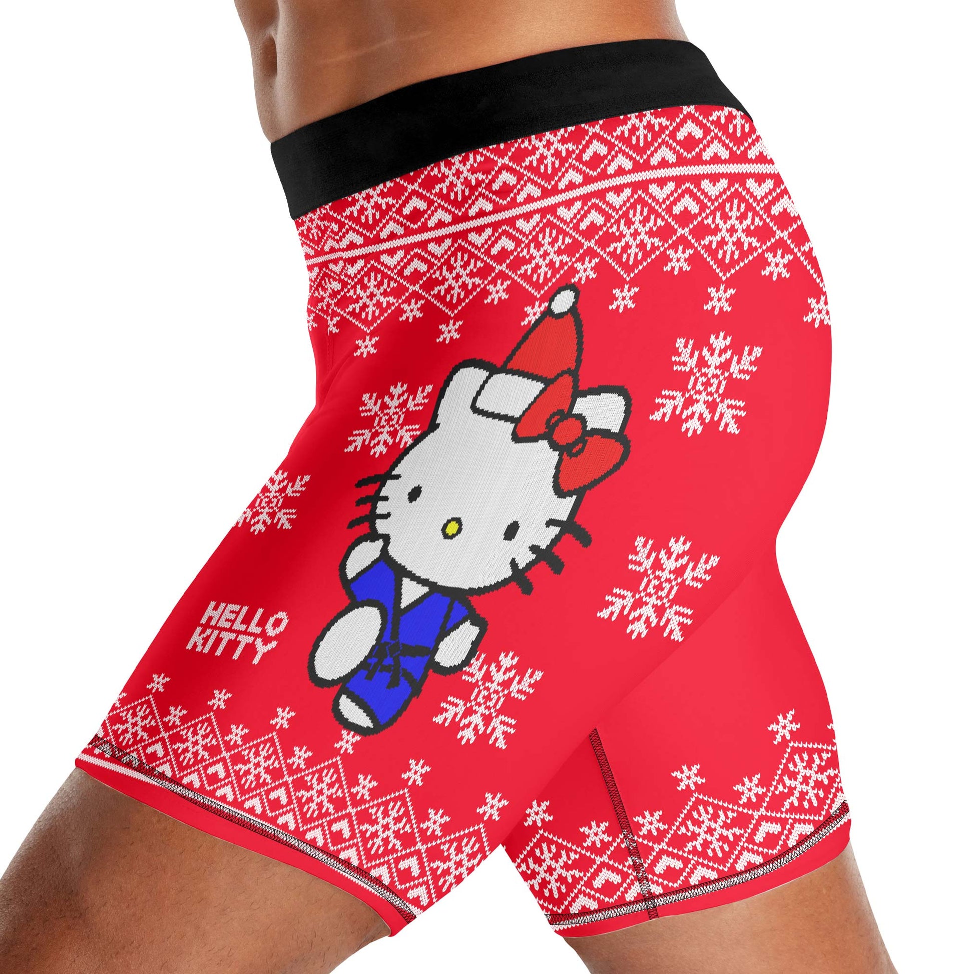 Hello Kitty Jiu Jitsu Christmas Compression Shorts