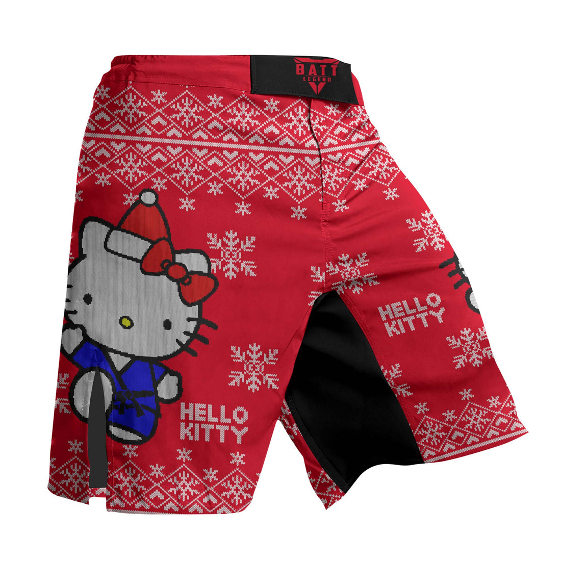 Hello Kitty Jiu Jitsu Christmas Fight Shorts