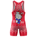 Hello Kitty Jiu Jitsu Christmas Wrestling Singlet