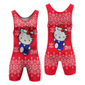 Hello Kitty Jiu Jitsu Christmas Wrestling Singlet