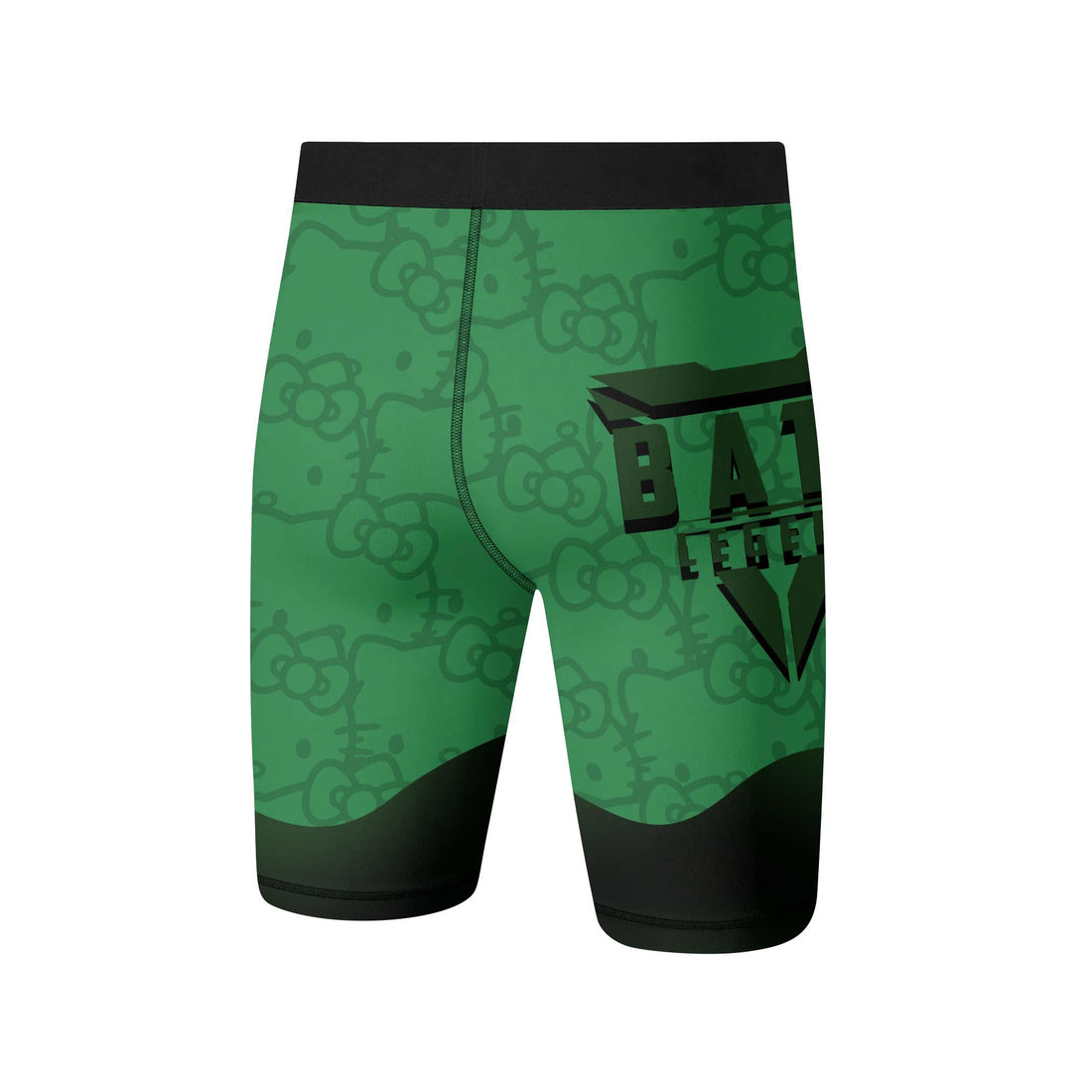 Hello Kitty Jiu Jitsu Green Compression Shorts
