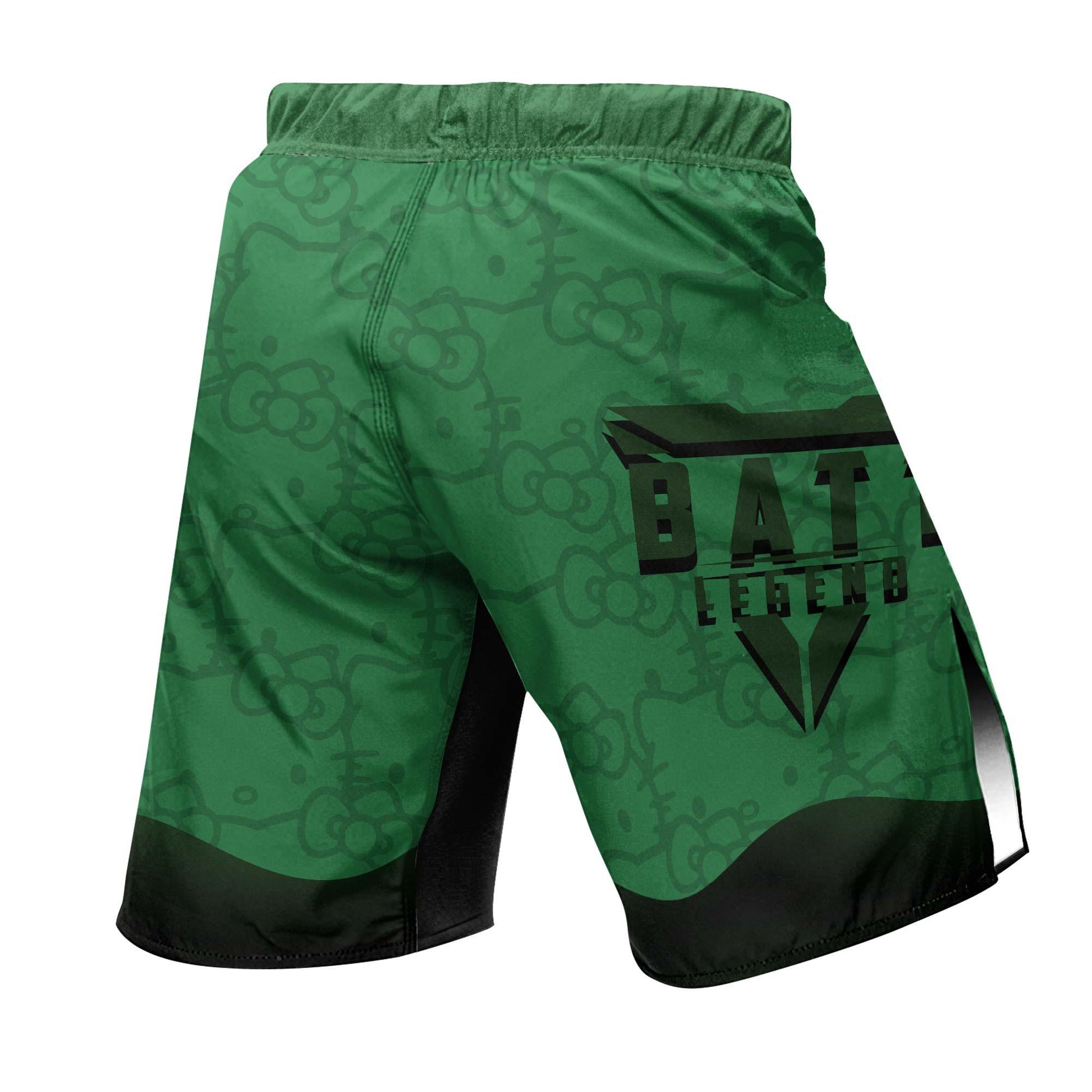Hello Kitty Jiu Jitsu Green Fight Shorts
