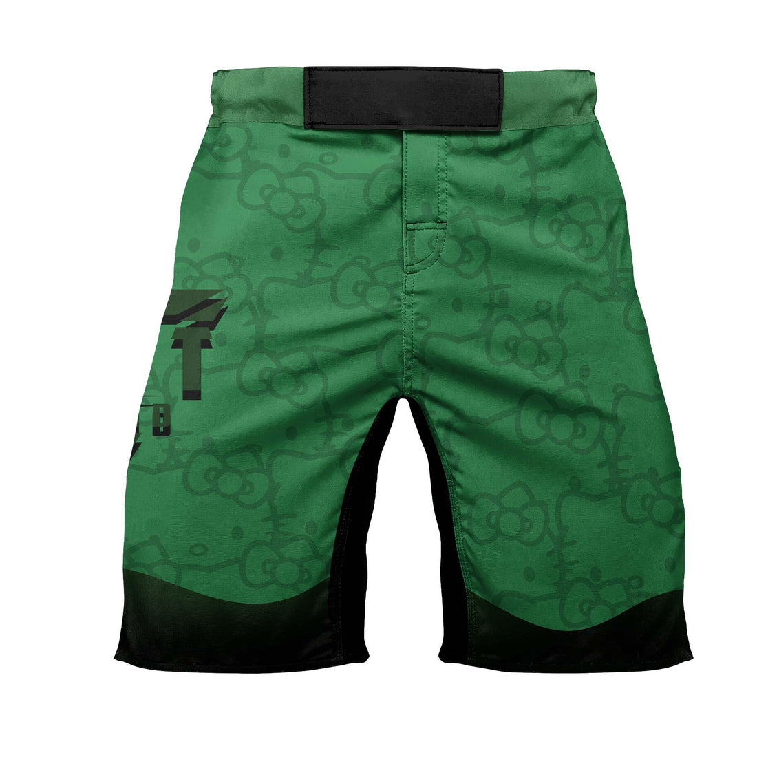 Hello Kitty Jiu Jitsu Green Fight Shorts