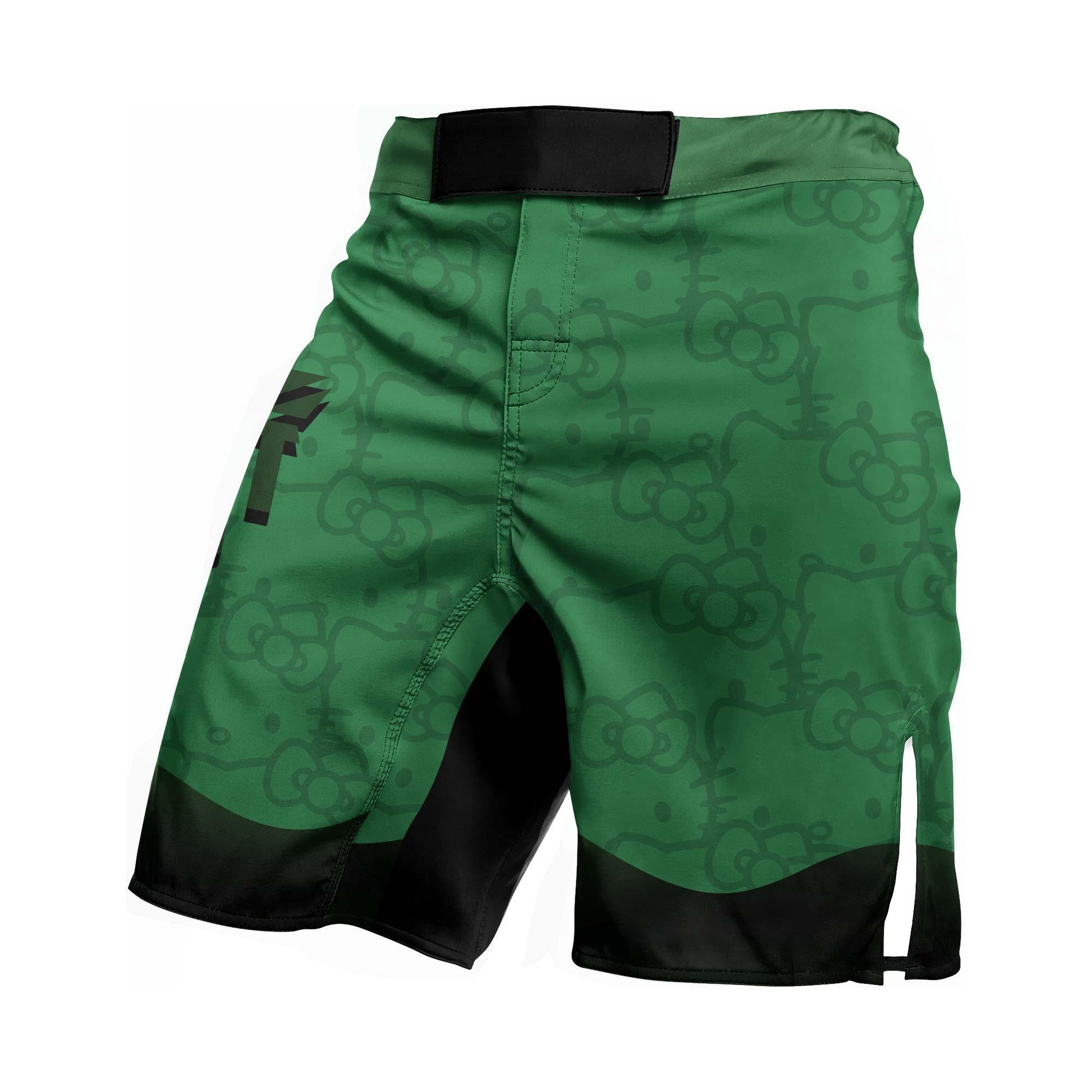 Hello Kitty Jiu Jitsu Green Fight Shorts
