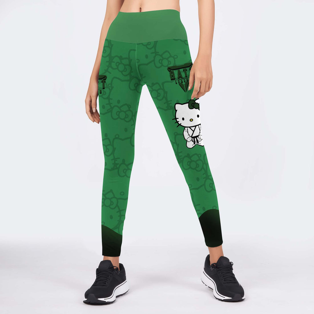 Hello Kitty Jiu Jitsu Green Leggings