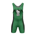 Hello Kitty Jiu Jitsu Green Wrestling Singlet