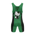 Hello Kitty Jiu Jitsu Green Wrestling Singlet