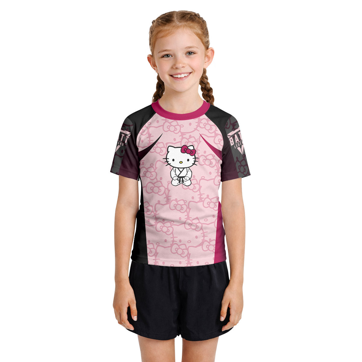Hello Kitty Jiu Jitsu Kids Rash Guard