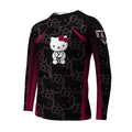 Hello Kitty Jiu Jitsu Magenta Kids Rash Guard