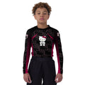 Hello Kitty Jiu Jitsu Magenta Kids Rash Guard