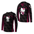 Hello Kitty Jiu Jitsu Magenta Kids Rash Guard