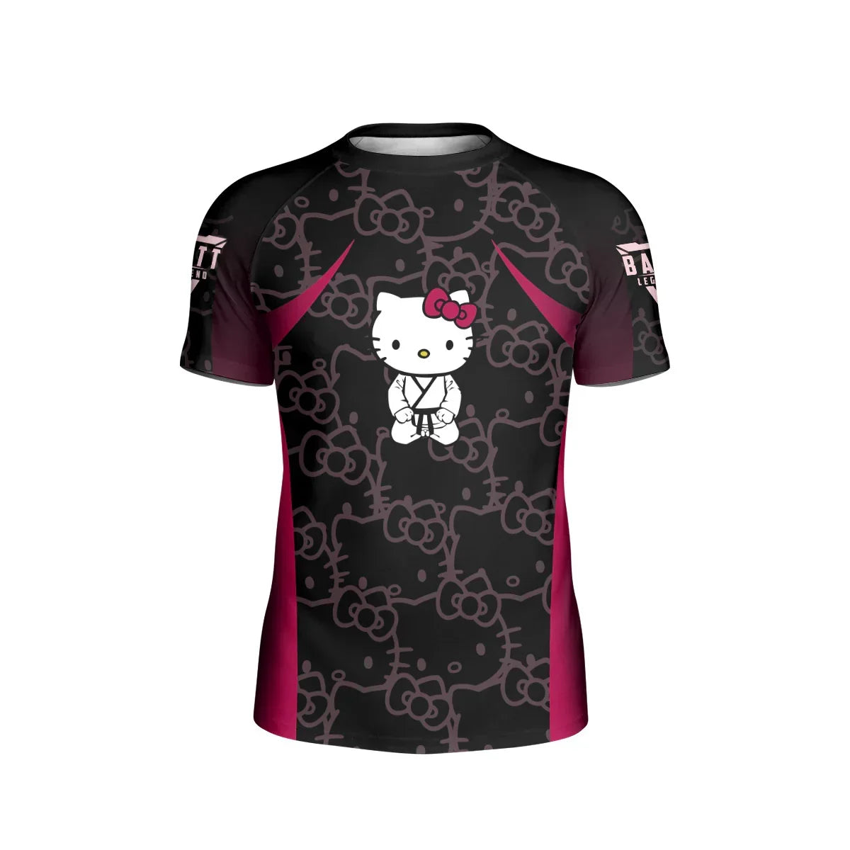 Hello Kitty Jiu Jitsu Magenta Kids Rash Guard