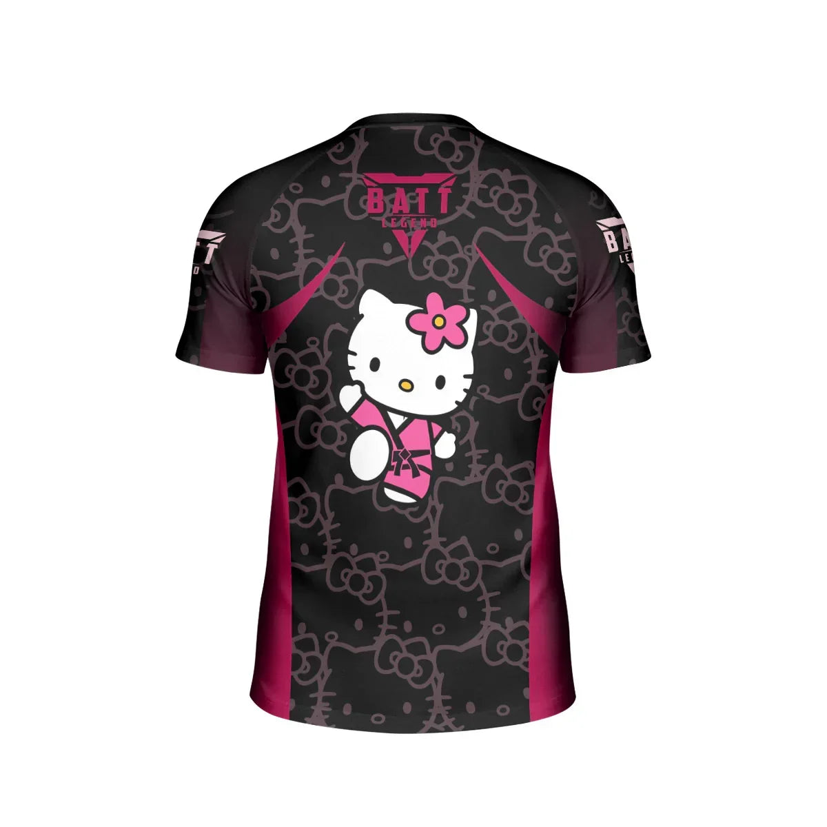Hello Kitty Jiu Jitsu Magenta Kids Rash Guard