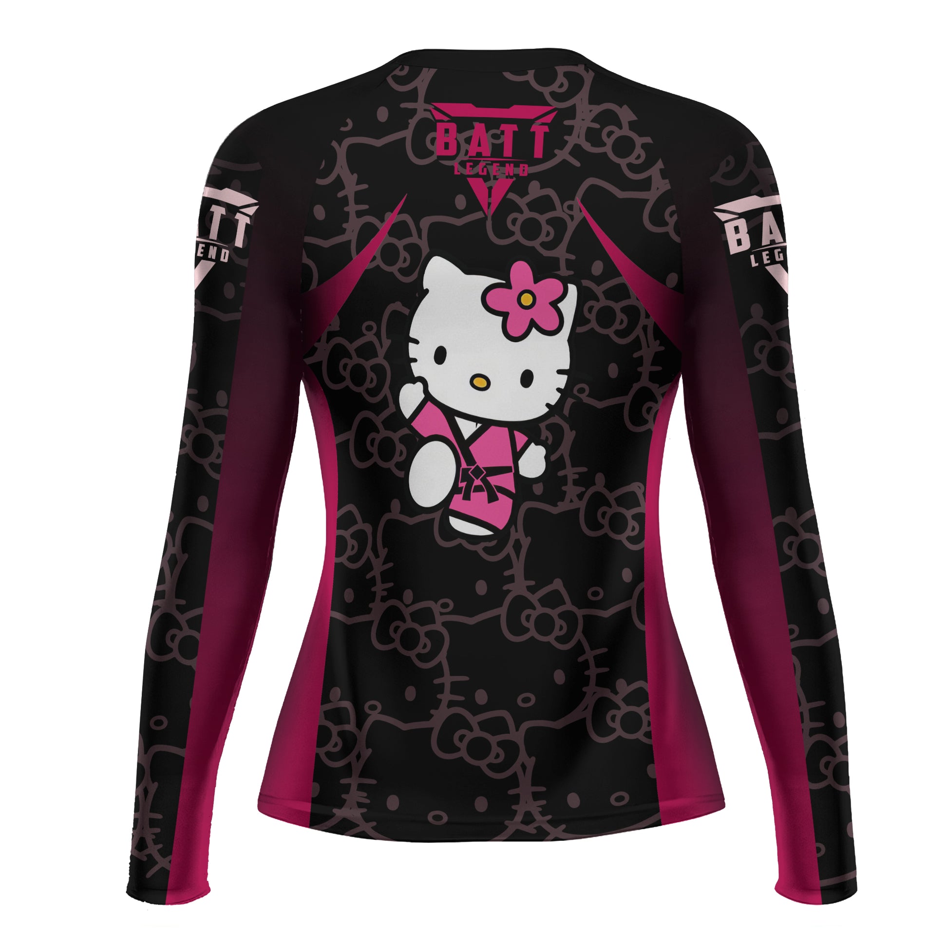 Hello Kitty Jiu Jitsu Magenta Rash Guard