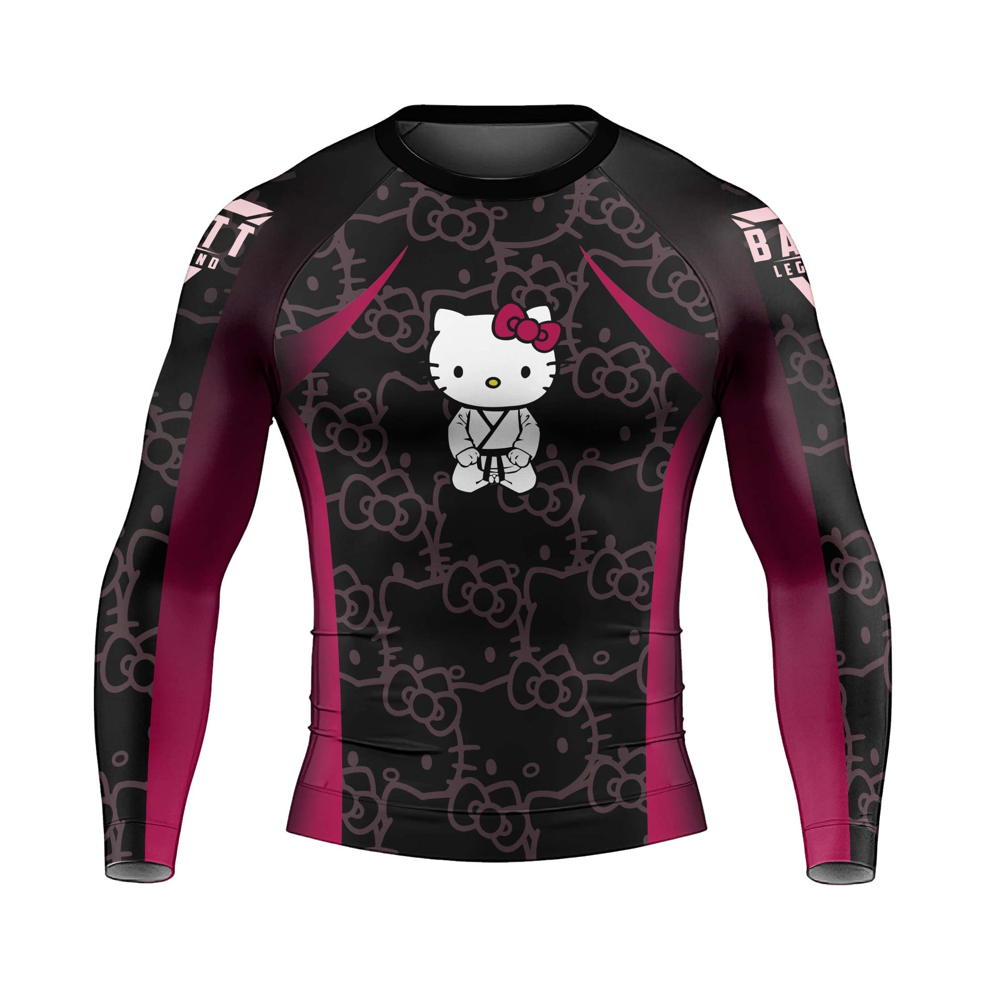 Hello Kitty Jiu Jitsu Magenta Rash Guard