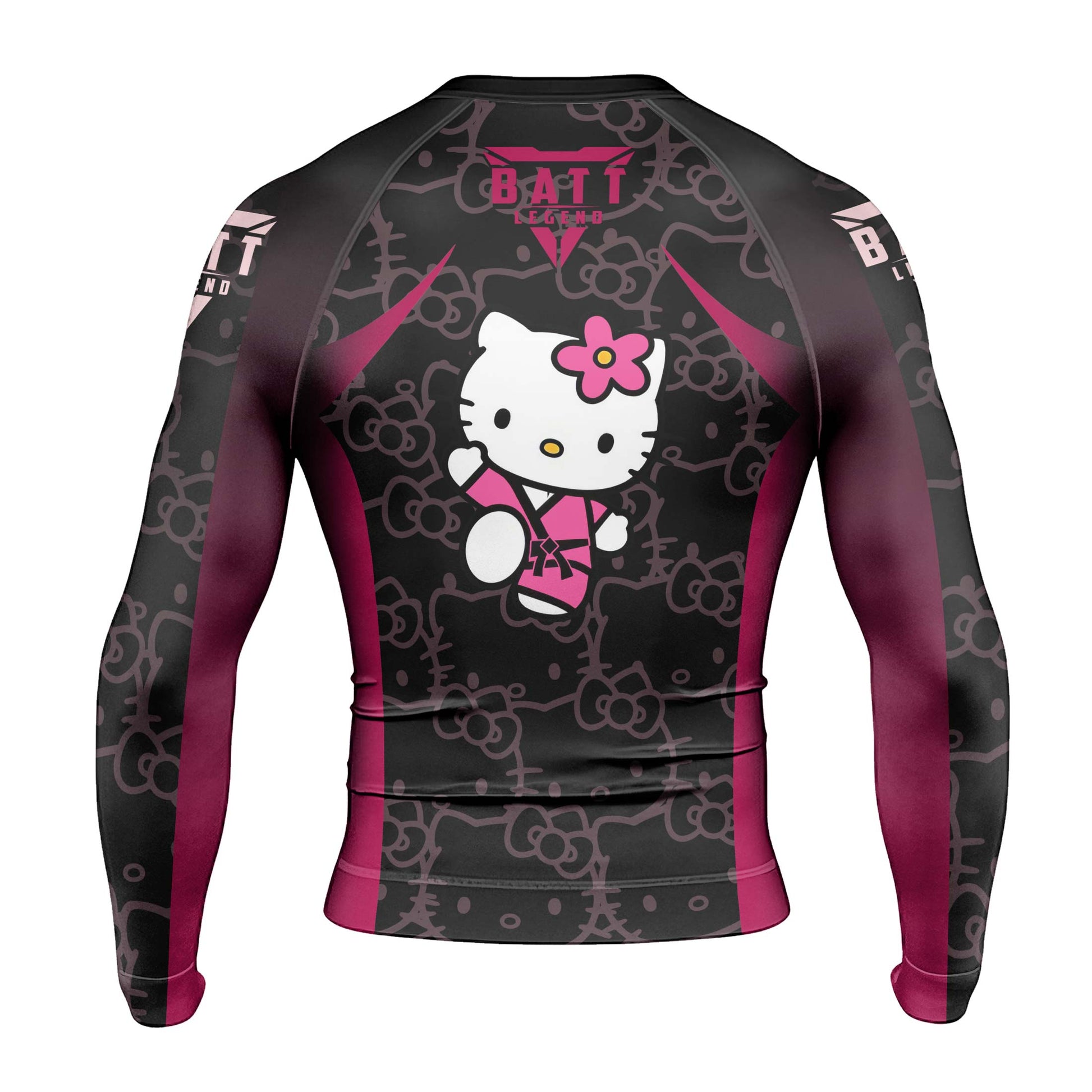 Hello Kitty Jiu Jitsu Magenta Rash Guard