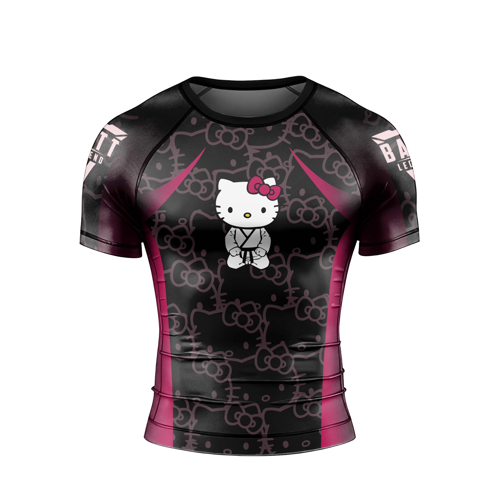 Hello Kitty Jiu Jitsu Magenta Rash Guard