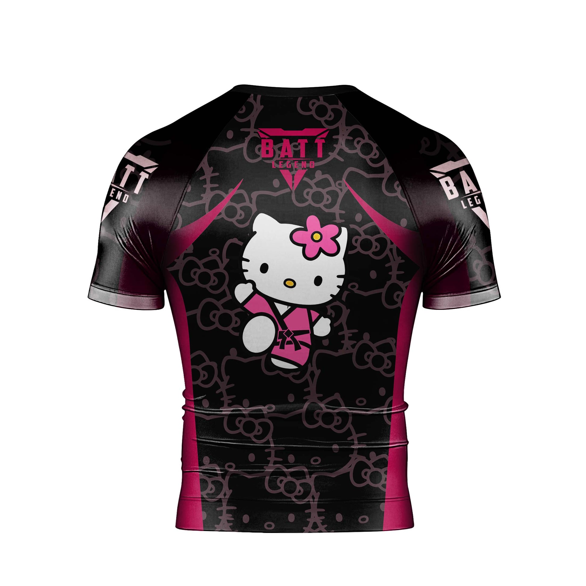 Hello Kitty Jiu Jitsu Magenta Rash Guard