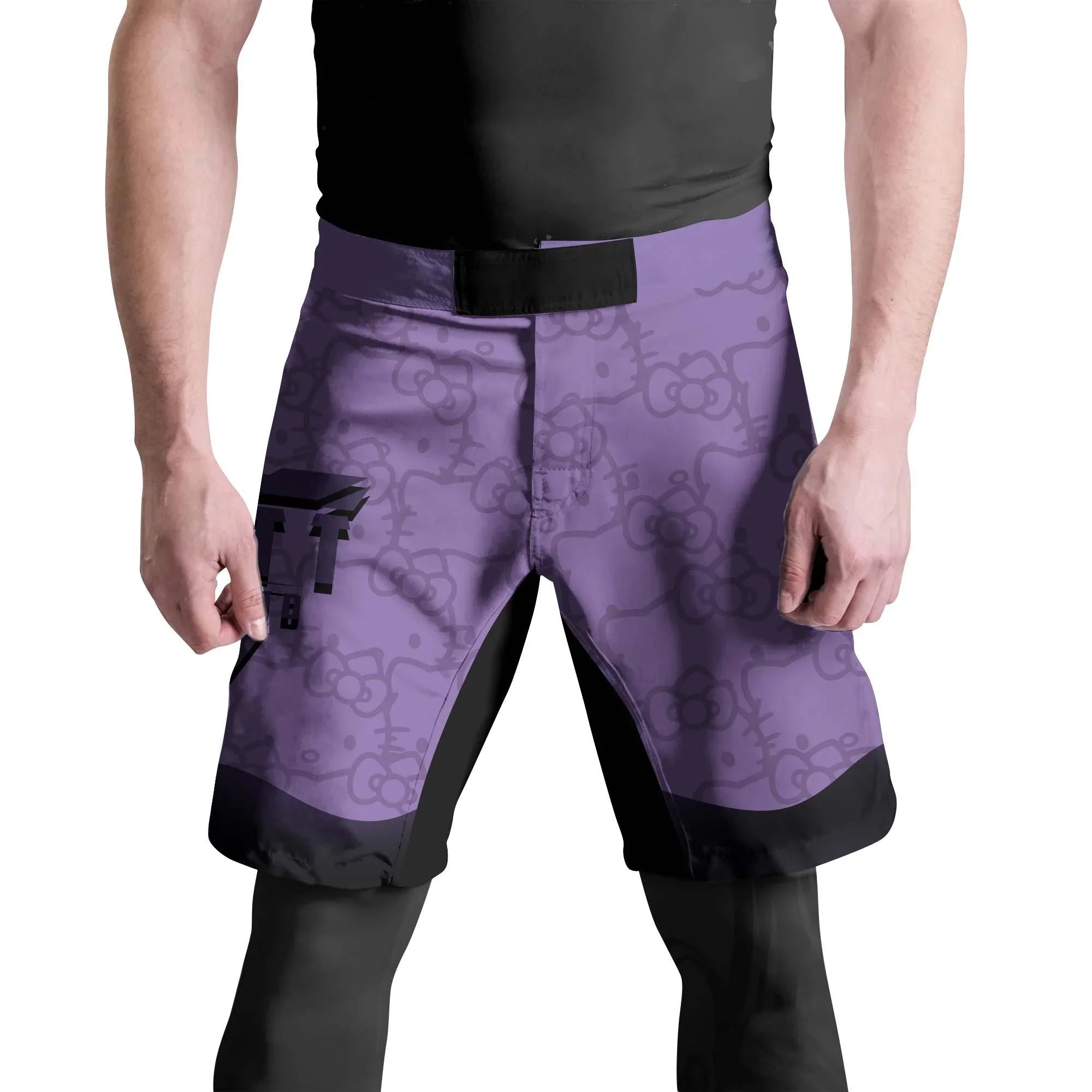 Hello Kitty Jiu Jitsu Purple Fight Shorts