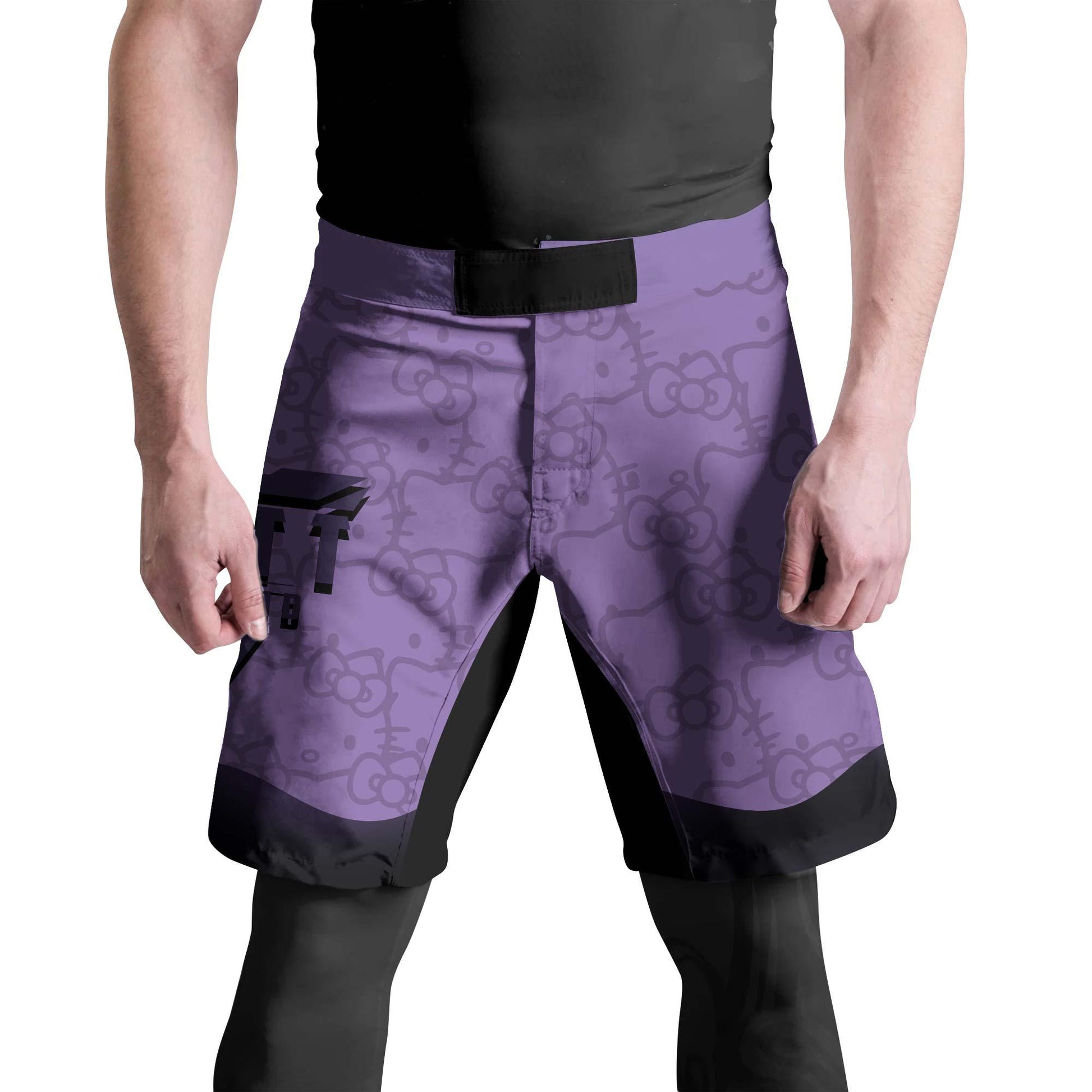 Hello Kitty Jiu Jitsu Purple Fight Shorts