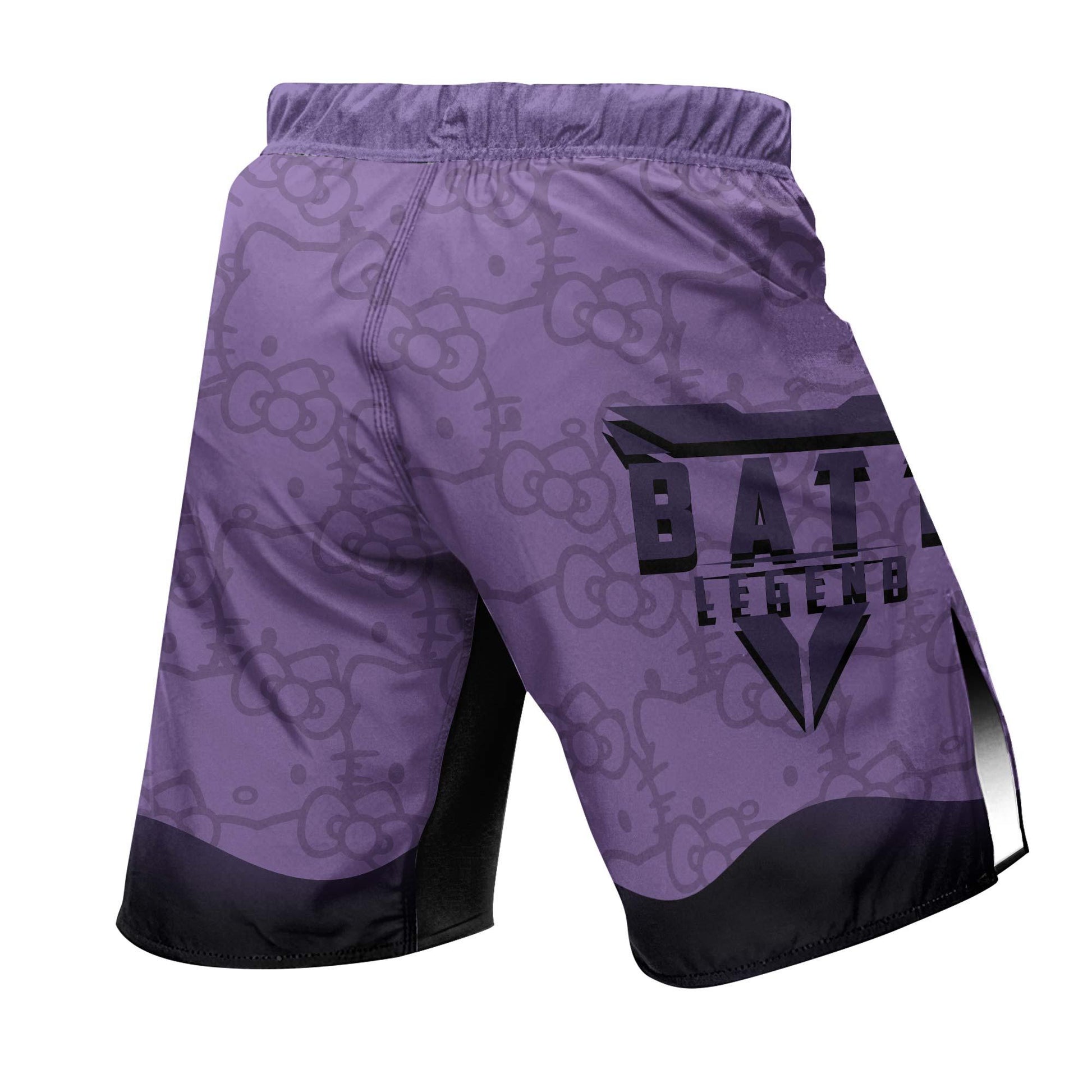 Hello Kitty Jiu Jitsu Purple Fight Shorts