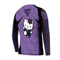 Hello Kitty Jiu Jitsu Purple Kids Rash Guard