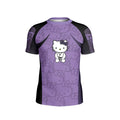 Hello Kitty Jiu Jitsu Purple Kids Rash Guard