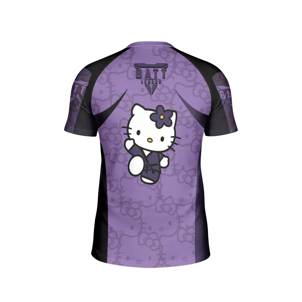 Hello Kitty Jiu Jitsu Purple Kids Rash Guard