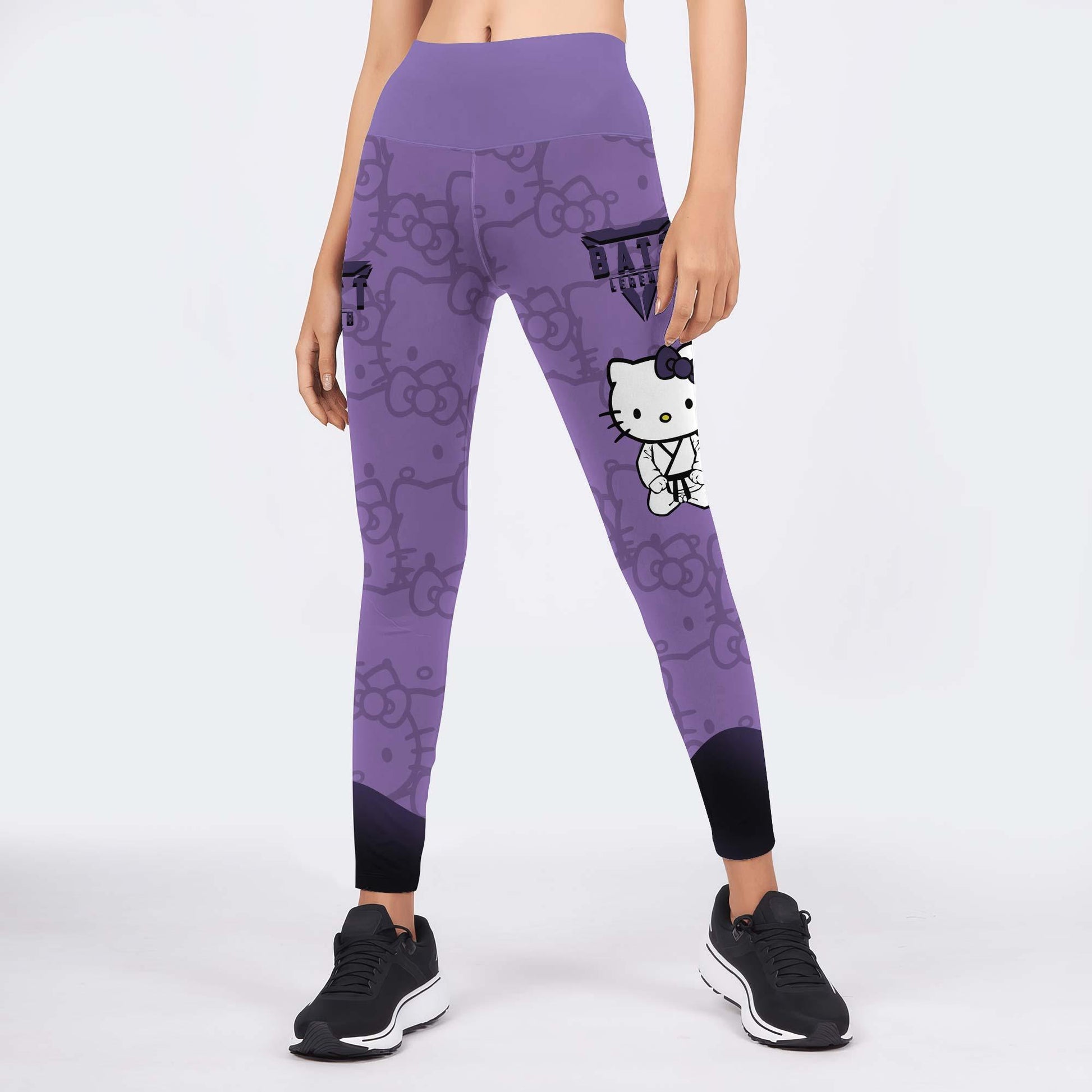 Hello Kitty Jiu Jitsu Purple Leggings