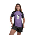 Hello Kitty Jiu Jitsu Purple Rash Guard